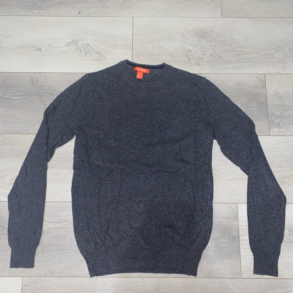 Thin charcoal grey sweater